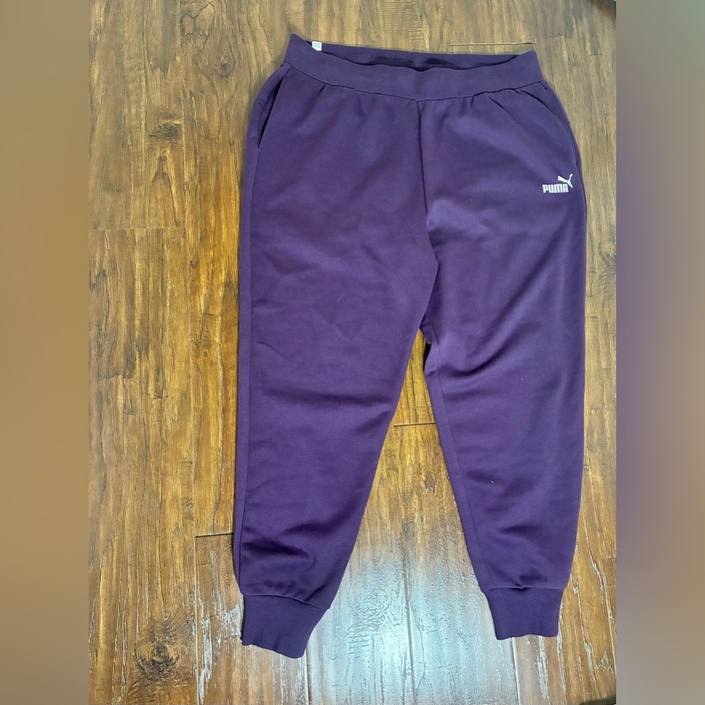 Puma Women’s Plus Size 2X Track Purple SweatPants NWT #PA11